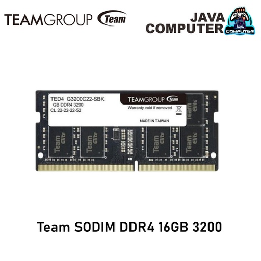 [SODIM-0051] Team Elite SODIM DDR4 16GB 3200