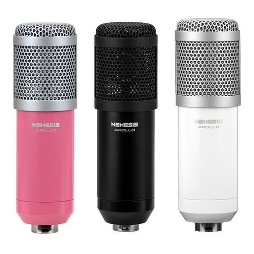 [MIC-0004] NYK Gaming Mic Condenser Apollo MCA-06 Nemesis Pink