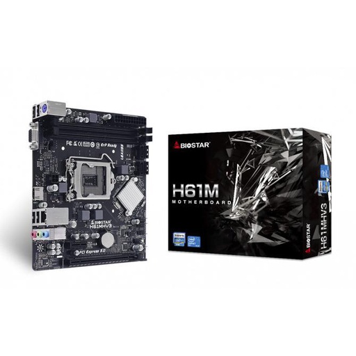 [MOBO-0072] Biostar Motherboard H61MHV3 LGA 1155 M-ATX