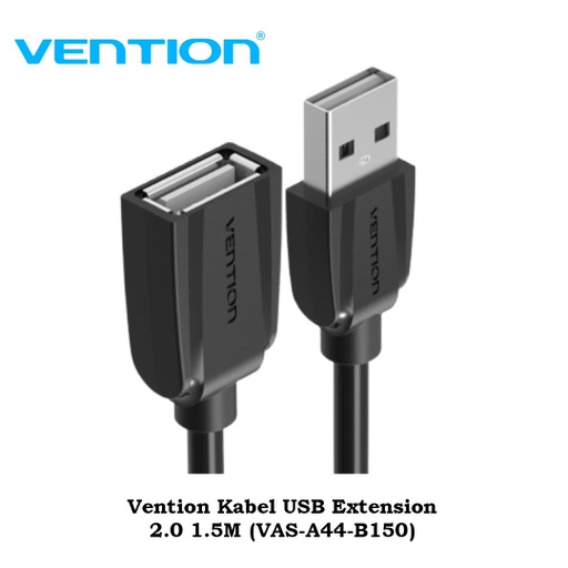 [CBL-0212] Vention Kabel USB Extension 2.0 1.5M (VAS-A44-B150)