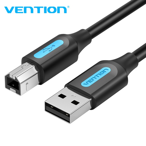 [CBL-0216] Vention Kabel Data USB Printer 2.0 Type A Male to B Male DAC - 2M (COQBH)