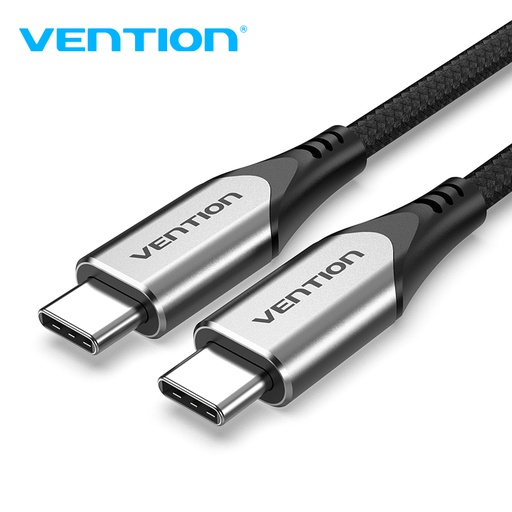 [CBL-0220] Vention Kabel Data Type C Thunderbolt 3 PD Power Delivery M to M 1M (TAAHF)