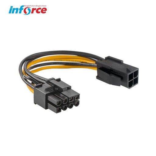 [CBL-0233] Inforce Cable Converter Power Supply 4 Pin to 8 Pin