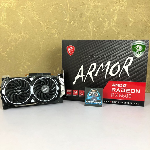 [VGA-0046] MSI RX6600 - RX 6600 ARMOR 8GB GDDR6 128Bit