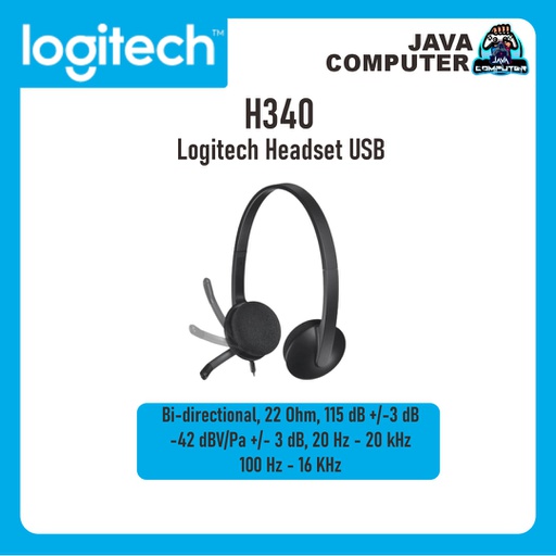 [HSET-0024] Logitech Headset USB H340