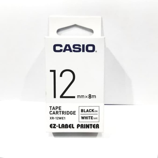 [CART-0143] Casio Tape Cartidge XR-12WE1 White