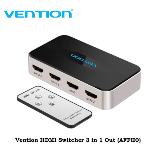 [ACC-0308] Vention HDMI Switcher 3 in 1 Out (AFFH0)