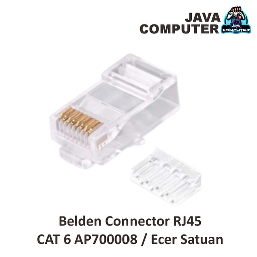 [NET-0254] Belden Connector RJ45 CAT 6 AP700008 / Ecer Satuan