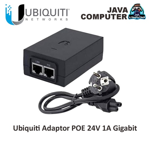 [NET-0256] Ubiquiti Adaptor POE 24V 1A Gigabit