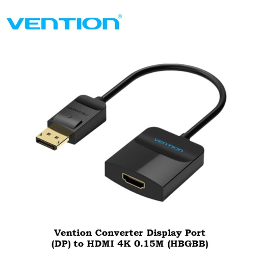 [ACC-0312] Vention Converter Display Port (DP) to HDMI 4K 0.15M (HBGBB)