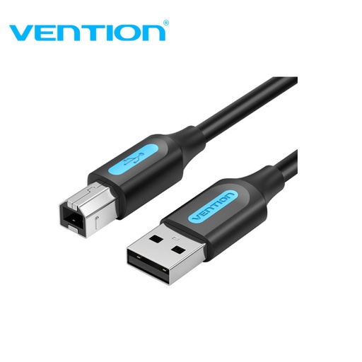 [CBL-0252] Vention Kabel Data USB Printer 2.0 Type A Male to B Male DAC - 1.5M (COQBG)