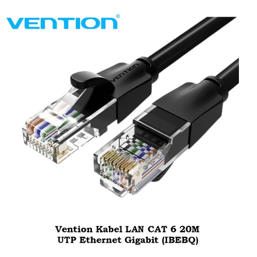 [CBL-0255] Vention Kabel LAN CAT 6 20M UTP Ethernet Gigabit (IBEBQ)