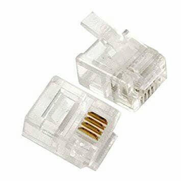 [NET-0270] Connector Jack Telephone RJ11 4 Pin