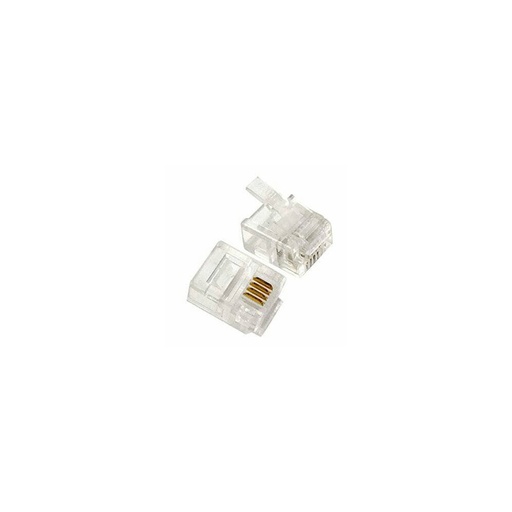 [NET-0270] Connector Jack Telephone RJ11 4 Pin