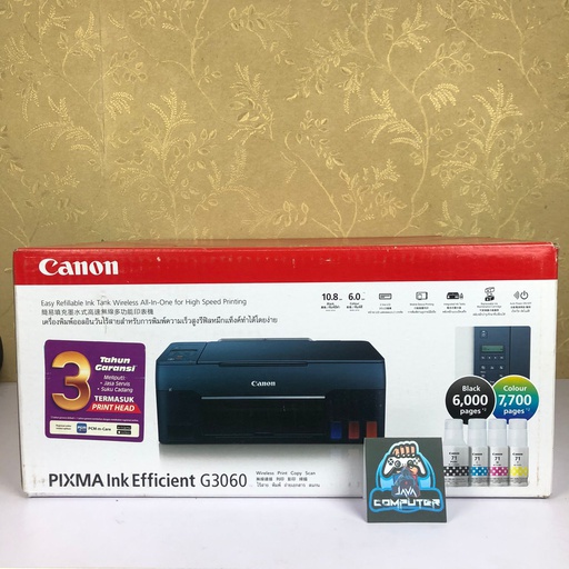 [PRINT-0134] Canon PIXMA G3060 Print, Scan, Copy, Wifi, Direct Wireless