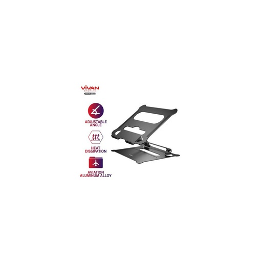 [ACC-0322] Vivan VLS01 Aluminium Alloy Liftable &amp; Cooling Stand