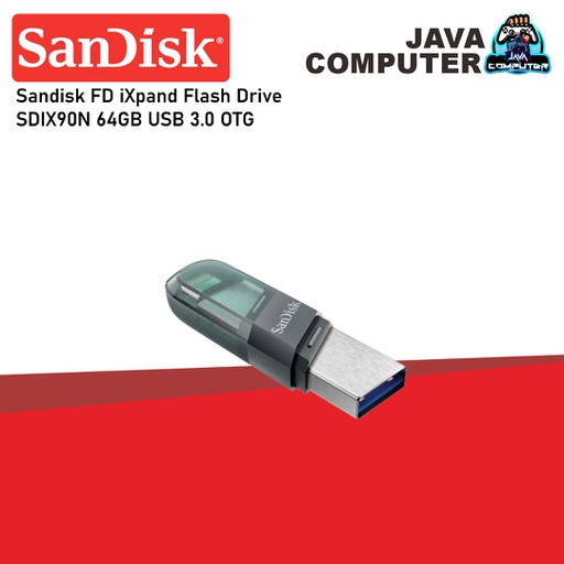 [FD-0065] Sandisk FD iXpand Flash Drive SDIX90N 64GB USB 3.0 OTG