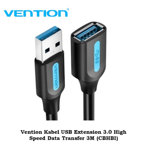 [CBL-0273] Vention Kabel USB Extension 3.0 High Speed Data Transfer 3M (CBHBI)