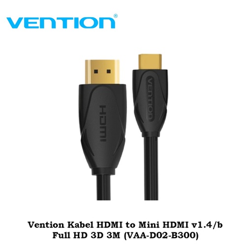 [CBL-0279] Vention Kabel HDMI to Mini HDMI v1.4/b Full HD 3D 3M (VAA-D02-B300)