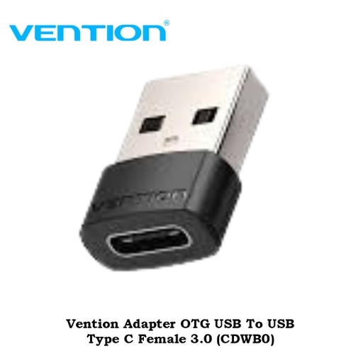 [ACC-0334] Vention Adapter OTG USB To USB Type C Female 2.0 (CDWB0)