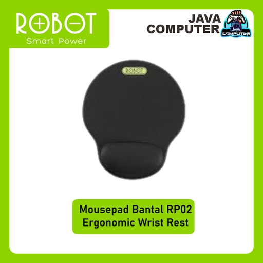[ACC-0337] Robot Mouse pad Bantal RP02 w/ Ergonomic Wrist Rest 