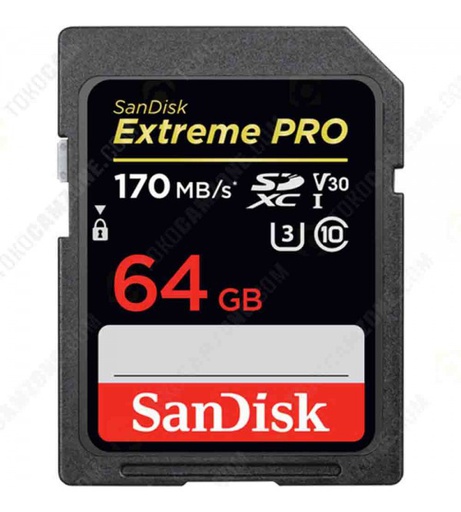 [MC-0035] Sandisk Extreme SDXC 64GB 4K 170Mbps