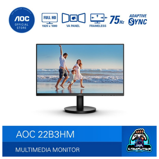 [MONI-0073] AOC LED Monitor 22B3HM (21.5&quot;/VA/4ms/75hz/FHD/HDMI)