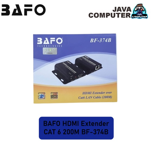 [CBL-0300] BAFO HDMI Extender CAT 6 200M BF-374B