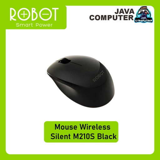 [KEYMO-0118] Robot Mouse Wireless Silent M210S Black