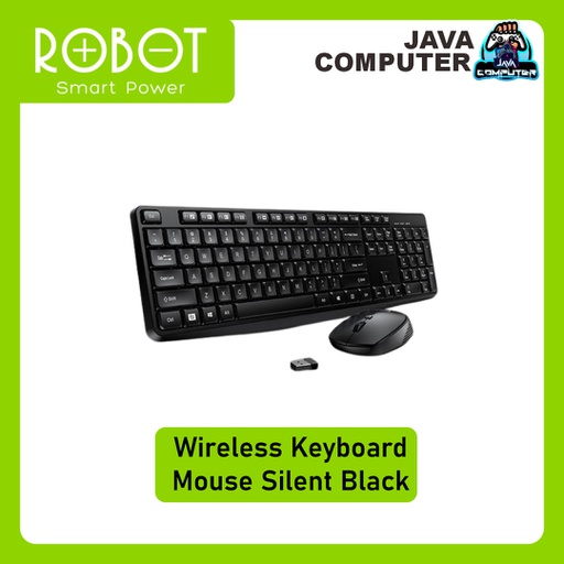 [KEYMO-0120] Robot KM3100 Wireless Keyboard And Mouse Black