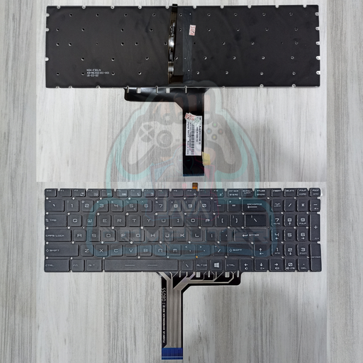 [LKEY-0428] KB MSI MS-16u1 MS-16p6 MS-17e7 MS-17f1 MS-17f2 MS-17f3 MS-17f4 Huruf Putih