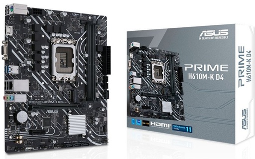 [MOBO-0129] Asus Motherboard Prime H610M-K D4 LGA 1700