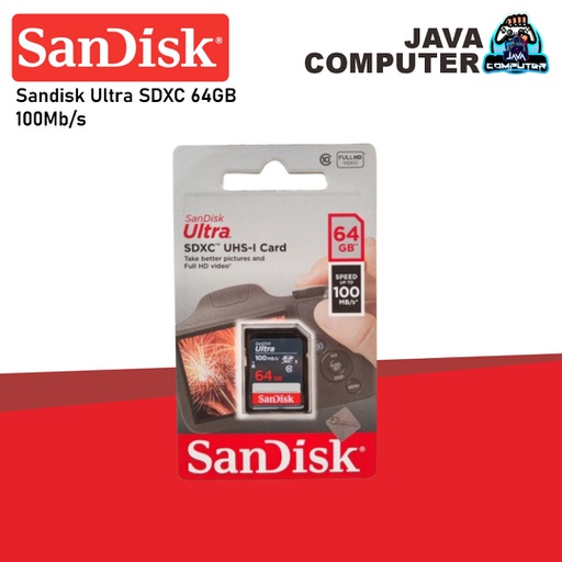 [MC-0041] Sandisk Ultra SDXC 64GB 100Mb/s